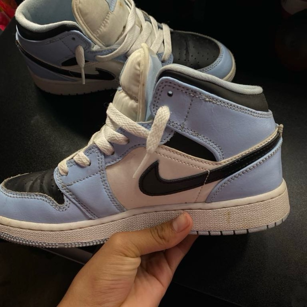 Nike Kids' Blue and Black Sneakers